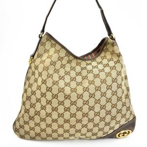 Authentic Gucci “GG” Logo Shoulder Bag